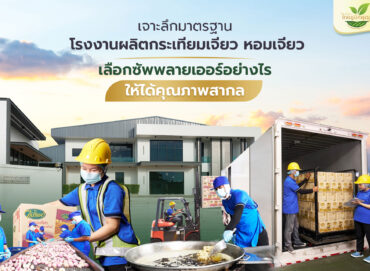 เจาะลึกมาตรฐานโรงงานผลิตกระเทียมเจียว