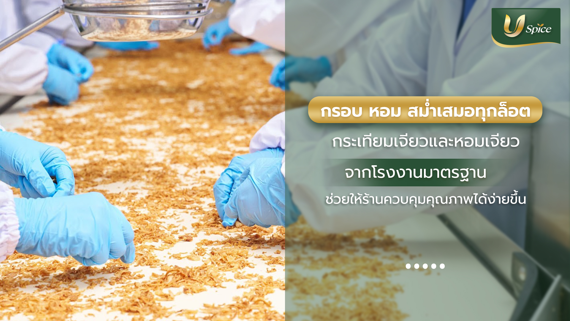 กระเทียมเจียว หอมเจียว ราคาส่ง ตัวช่วยลดต้นทุนที่ร้านอาหารมองข้าม